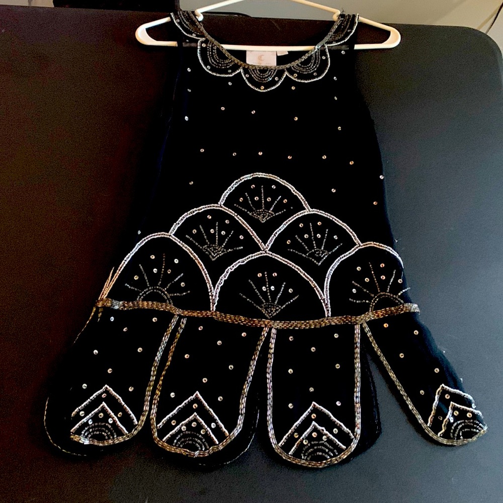 Elegant women’s evening flapper top